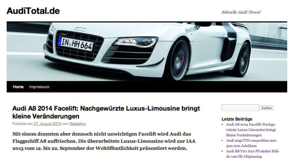 Auditotal.de Audi-Blog